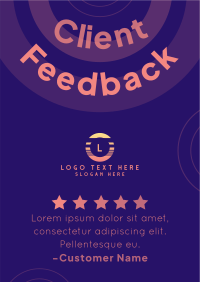 We Appreciate Your Feedback Poster Image Preview