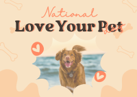 International Pet Day Postcard Image Preview
