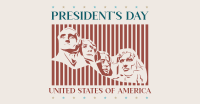 Mount Rushmore Presidents Facebook Ad Design