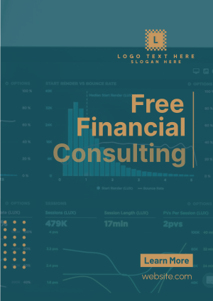 Simple Financial Consulting Flyer Image Preview