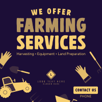 Trusted Farming Service Partner Instagram Post Design