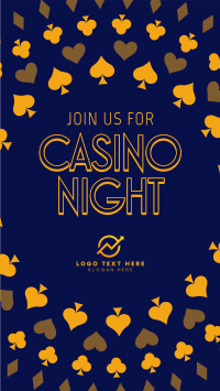 Casino Night Instagram story Image Preview