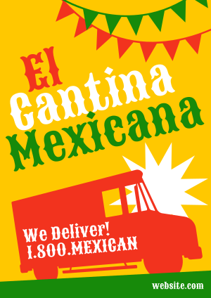 El Cantina Mexicana Flyer Image Preview