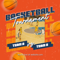 Basketball Game Tournament Instagram post Image Preview