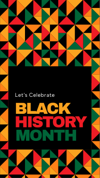 Black History Month Facebook Story Design