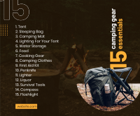 Camp Essentials Facebook post Image Preview