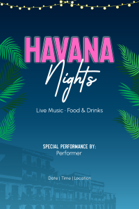 Havana Nights Pinterest Pin Image Preview