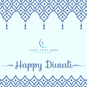 Boho Diwali Greeting Instagram post Image Preview