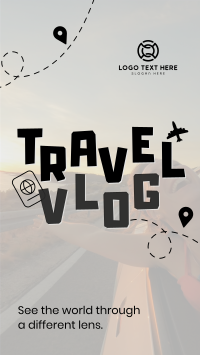 Simple Fun Travel Vlog Instagram Reel Design