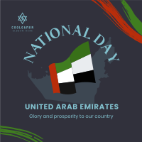 National UAE Flag Instagram post Image Preview