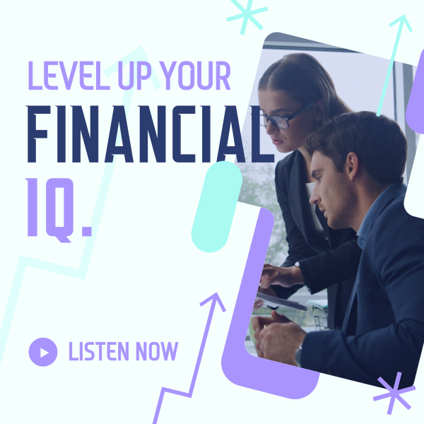 Business Financial Podcast Instagram Post Design