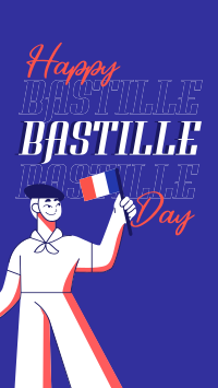 Hey Hey It's Bastille Day Instagram reel Image Preview