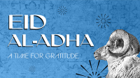 Eid al-Adha Facebook event cover Image Preview