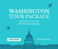 Washington Travel Package Facebook post Image Preview