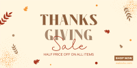 Thanksgiving Sale Twitter post Image Preview