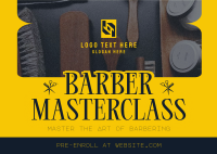 Retro Barber Masterclass Postcard Preview