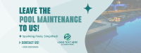Pool Maintenance Service Facebook cover Image Preview