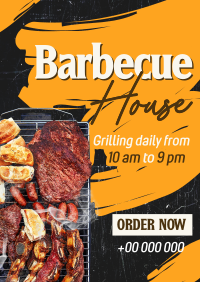 Barbecue House Bold Poster Preview