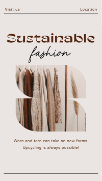 Elegant Minimalist Sustainable Fashion TikTok video Image Preview