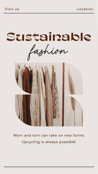 Elegant Minimalist Sustainable Fashion TikTok Video Image Preview