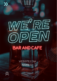 Neon Now Open Flyer Image Preview