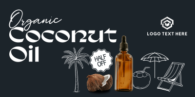 Organic Coconut Oil Twitter post Image Preview