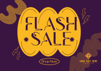Generic Flash Sale Postcard Image Preview