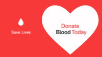 Minimalist Blood Donation Animation Preview