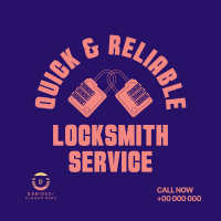 Locksmith Badge Instagram post Image Preview