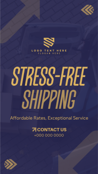 Corporate Shipping Service Instagram story Image Preview