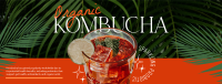 Organic Kombucha Facebook Cover Design