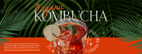 Organic Kombucha Facebook Cover Image Preview