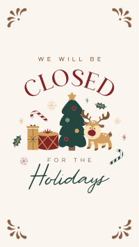 Closed for the Holidays Instagram story Image Preview