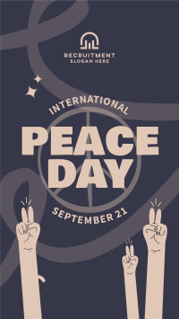 Peace Day Instagram Story Design