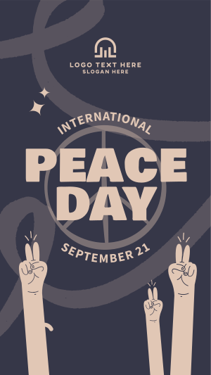 Peace Day Instagram story Image Preview