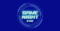 Futuristic Game Night Facebook ad Image Preview
