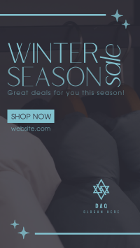 Winter Season Sale Facebook Story Design