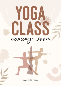 Yoga Class Coming Soon Poster Image Preview