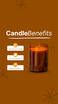 Candle Benefits Instagram story Image Preview