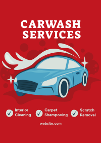 Carwash Services List Poster Image Preview