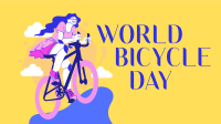Lets Ride this World Bicycle Day Facebook event cover Image Preview
