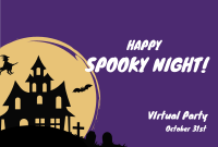 Spooky Night Pinterest Cover Design