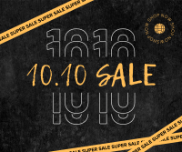 10.10 Sale Tape Facebook post Image Preview