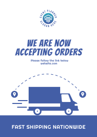 Now Accepting Orders Poster Design