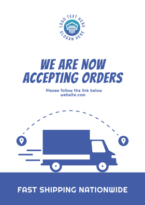 Now Accepting Orders Poster Image Preview
