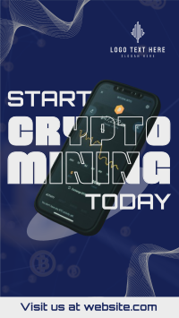 Cryptocurrency Mining Market Instagram Story Preview