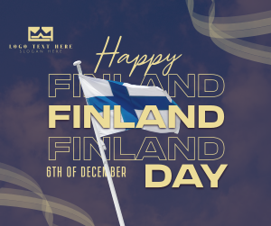 Simple Finland Indepence Day Facebook post Image Preview