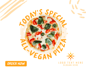 Vegan Pizza Facebook post Image Preview