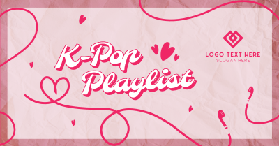 K-Pop Playlist Facebook ad Image Preview