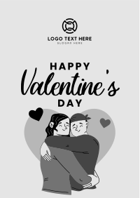 Valentines Couple Flyer Design